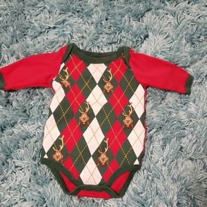 Grinch Christmas baby onsie size 3 month's